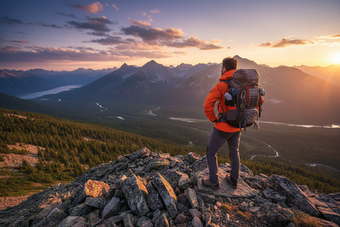 Imagem aventureira outdoor